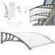100/200/235cm Patio Over Door Awning Canopy Porch Window Front Back Rain Cover