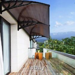 100x200cm Door Canopy Awning Rain Shelter Front Back Porch Outdoor Roof Shade