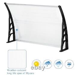 12080 Door Canopy Porch Rain Protector Awning Lean To Roof Shelter Shade Cover
