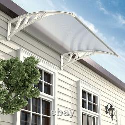 120-270cm Door Canopy Awning Shelter Outdoor Porch Patio Window Roof Rain Cover