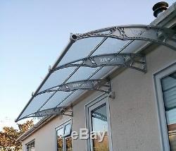 1270x4000mm DIY Door Canopy Polycarbonate Cantilever Garden Porch Patio Walkway