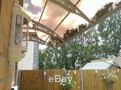 1500x2000mm DIY Door Canopy Polycarbonate Cantilever Garden Porch Patio Walkway