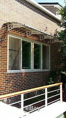 1500x3000mm DIY Door Canopy Polycarbonate Cantilever Garden Porch Patio Walkway