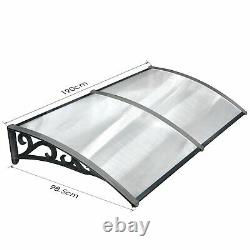 19098cm Door Canopy Front Back Awning Porch Sun Shade Shelter Patio Rain Cover