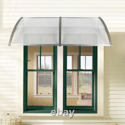 190 x 100 Door Canopy Awning Shelter Front Back Porch Outdoor Shade Patio Roof