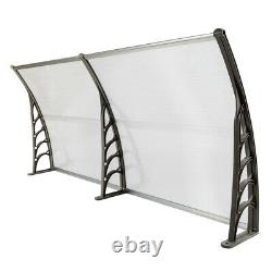 190 x 100 Door Canopy Awning Shelter Front Back Porch Outdoor Shade Patio Roof
