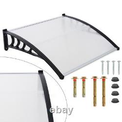 1.2/1.5/2M Door Canopy Awning Shelter Front Back Porch Outdoor Shade Patio Roof