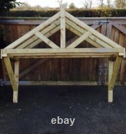 1.5m wooden canopy porch timber