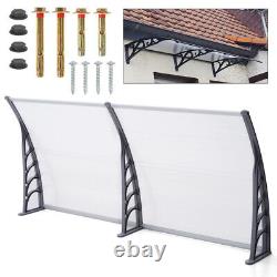 20090cm Door Canopy Awning Shelter Front Back Porch Outdoor Patio Rain Cover