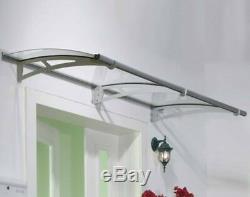 2050mm Window Door Entrance Porch Awning Rain Cover Canopy Shelter Roof Clear