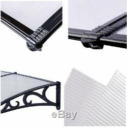 270CM Door Canopy Awning Sun Rain Shelter Cover Porch Outdoor Shade Patio Roof
