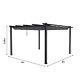 3/4/6M Canopy Gazebo Awning Garden Marquee Shelter Door Porch withRetractable Roof