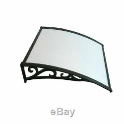 3sizes Door Canopy Awning Shelter Roof Front Back Porch Outdoor Shade Patio Roof