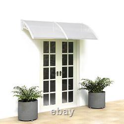 60x100cm Over Door Canopy Porch Window Front Rain Cover Awning Shelter Patio