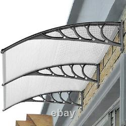 60x100cm Over Door Canopy Porch Window Front Rain Cover Awning Shelter Patio