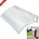 Aluminum Outdoor Shed Cover Door Window Garden Shelter Canopy Roof Porch Awning