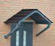 Anthracite Astor Canopy Rain shade Shelter cover door porch DIY awning protect