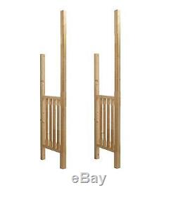 Apex Front Door Pine Porch Canopy (1560mm) + Stop Chamfer Porch Side Kit