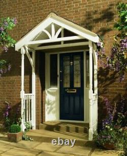 Apex Front Door Pine Porch Canopy & Turned Side Kit (1960mm Width)