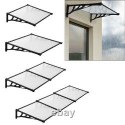 Arched Door Canopy Awning Shelter Patio Porch Front Back Window Roof Rain Cover