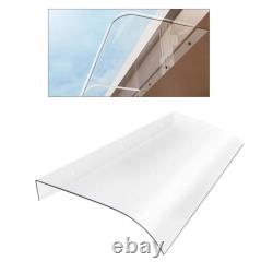 Awnings with Screws PC Door Patio Canopy for Outdoor Front Back Porch Roof
