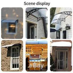 BIRCHTREE Door Canopy Front Back Awning Porch Sun Shade Shelter Patio Rain Cover