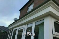 Bay Window Porch Canopy Roof UPVC / GRP 3.8 x 1.1m