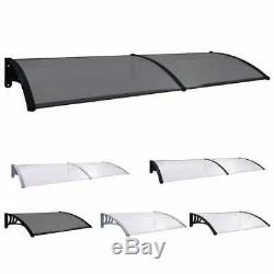 Best! Door Canopy PC Porch Awning Rain Shelter Roof Multi Colours Multi Sizes
