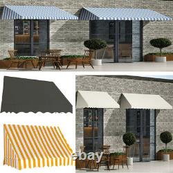 Bistro Awning 300x120cm Window Door Porch Canopy Sun Shade Protector Shelter