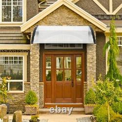 Black Door Canopy Awning Shelters Roof Front Back Porch Shade Patio Rain Covers