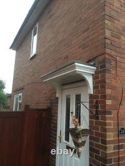 Brand New Georgian Style Grp Door Canopy/porch With Curved Grp Brackets