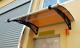 CANOFIX 1000x1200mm DIY Door Canopy Polycarbonate Cantilever Porch Patio Walkway
