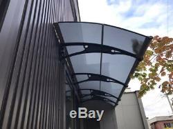 CANOFIX 1000x4000mm DIY Door Canopy Polycarbonate Cantilever Porch Patio Walkway