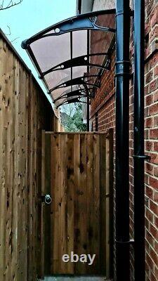 CANOFIX 1000x6500mm DIY Door Canopy Polycarbonate Cantilever Porch Patio Walkway