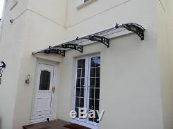 CANOFIX 1270x4500mm DIY Door Canopy Polycarbonate Cantilever Porch Patio Walkway