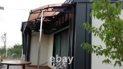 CANOFIX 1500x3000mm DIY Door Canopy Polycarbonate Cantilever Porch Patio Walkway