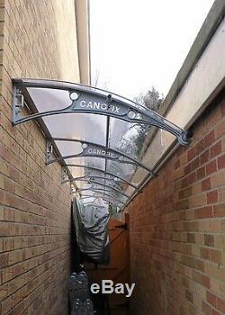 CANOFIX 1500x5000mm DIY Door Canopy Polycarbonate Cantilever Porch Patio Walkway
