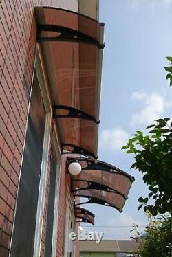 CANOFIX 650x3500mm DIY Door Canopy Polycarbonate Cantilever Porch Patio Walkway
