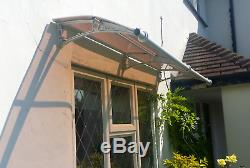 CANOFIX 650x3500mm DIY Door Canopy Polycarbonate Cantilever Porch Patio Walkway