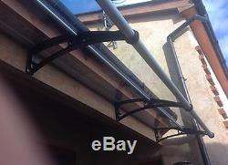 CANOFIX 650x4500mm DIY Door Canopy Polycarbonate Cantilever Porch Patio Walkway