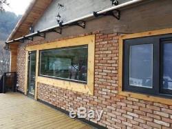 CANOFIX 650x6000mm DIY Door Canopy Polycarbonate Cantilever Porch Patio Walkway