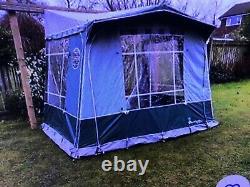 Caravan porch awning, Isabella combi 680, used, complete with curtains and pegs