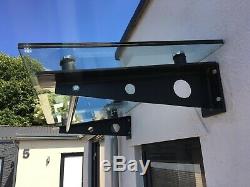 Contemporary Glass Porch Canopy
