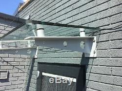Contemporary Glass Porch Canopy