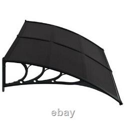 Cover Outdoor Window Door Canopy Fixed Awning Porch UV Water Rain Colors UK
