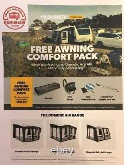 Dometic Club AIR All-Season 330 S Caravan Porch Free Awning Comfort Pack