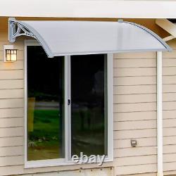 Door Awning Canopy Front Window Shade for Porch Patio 140cm x 70cm