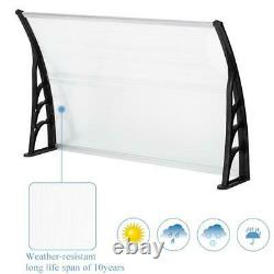 Door Awning Rain Shelter Canopy Outdoor Front Back Porch Shade Patio Roof Cover