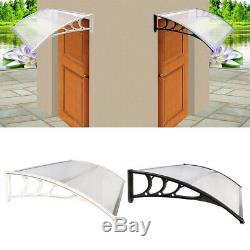 Door Awning Rain Shelter Canopy Outdoor Front Back Porch Shade Patio Roof NEW
