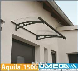 Door Canopy Aquila 1500mm x 920mm Door Awning, Smoking Shelter, Porch Cover